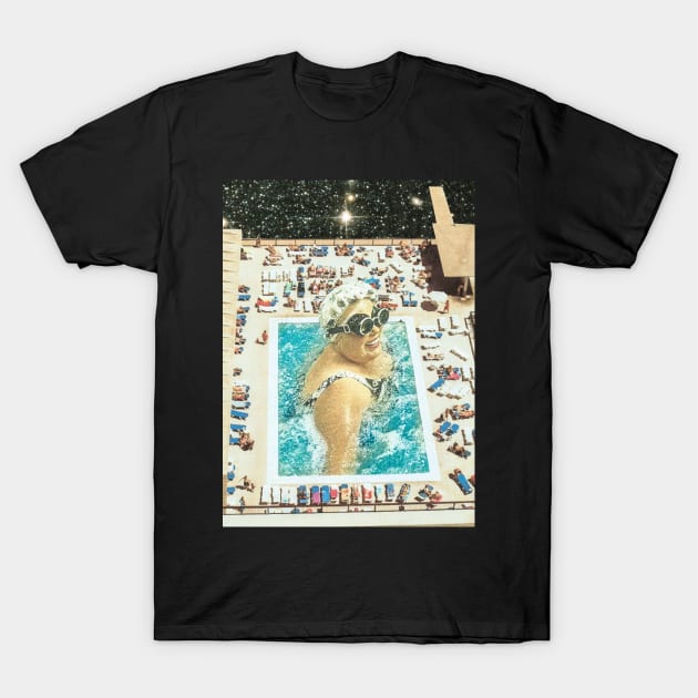 Swimming under the stars T-Shirt by superwhoart